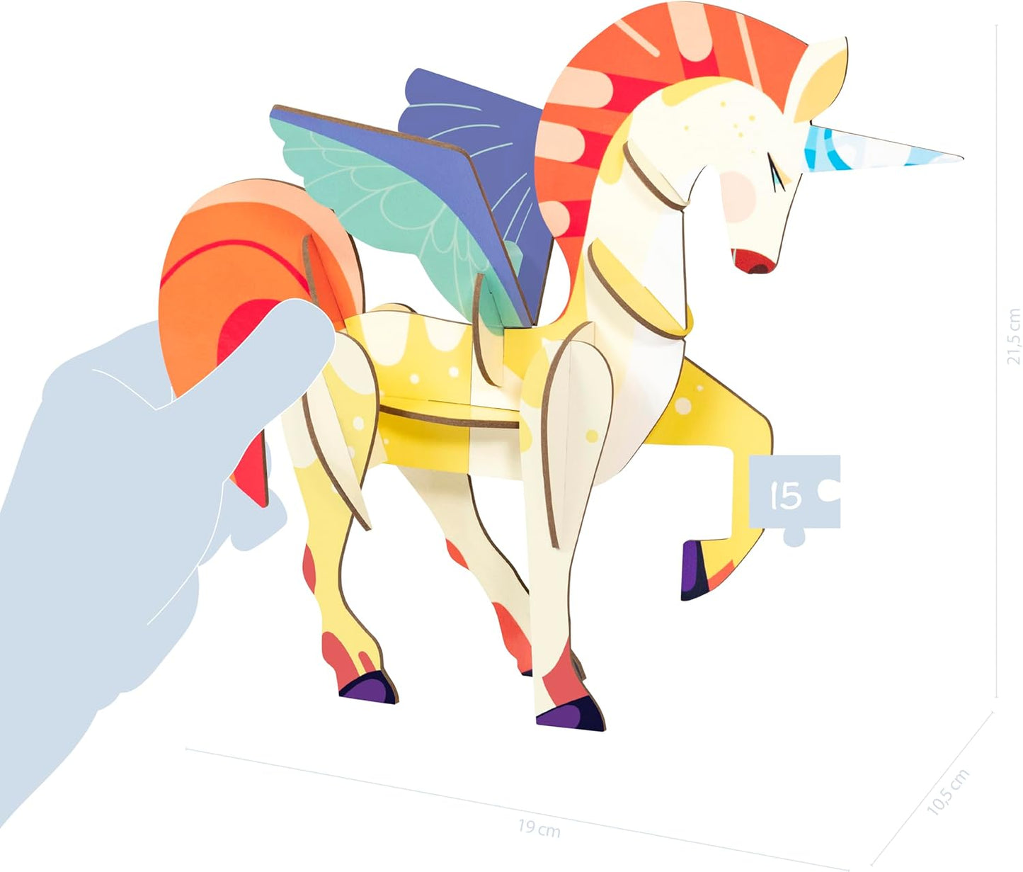 AVENUE MANDARINE Crea 3D Unicorn