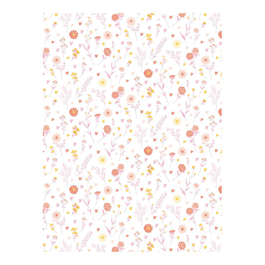 DECOPATCH Paper-Texture: 917 Small Pink Flowers