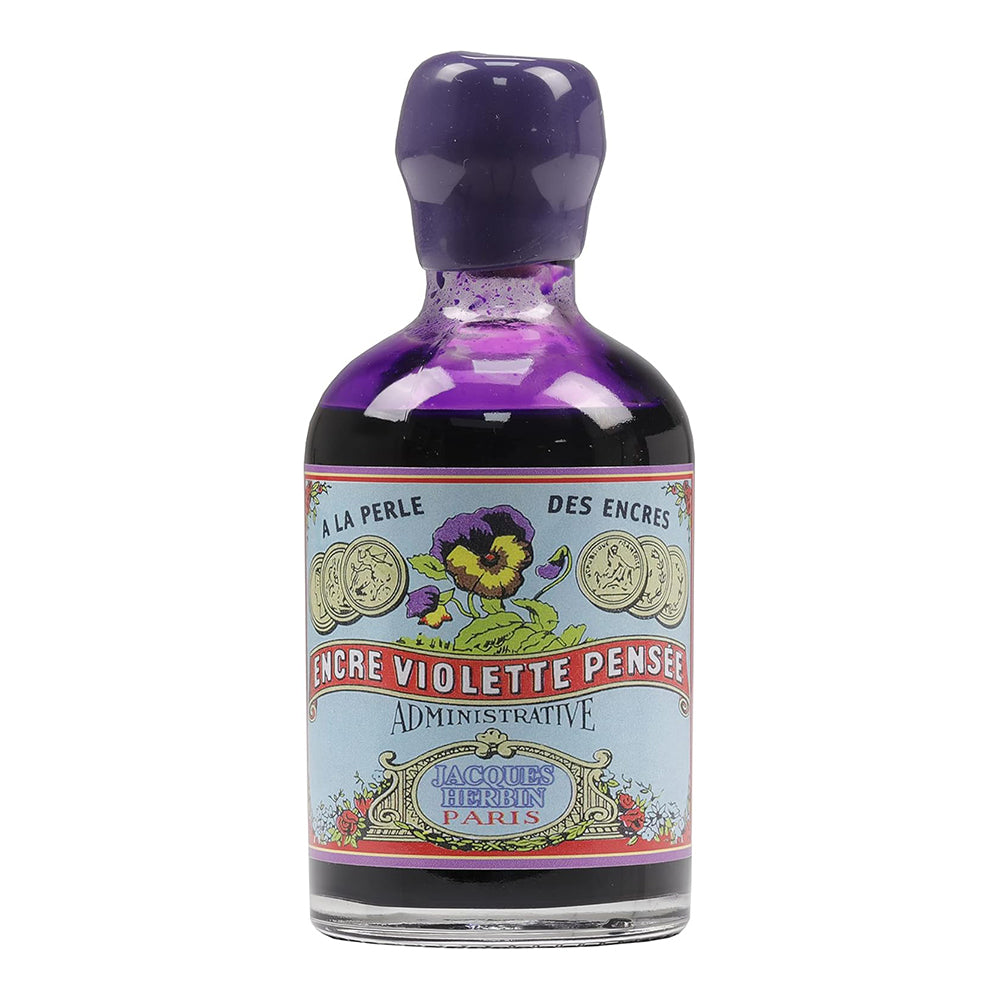 JACQUES HERBIN 350th Anniversary Ink 100ml Violette Pensee