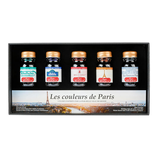 JACQUES HERBIN Writing Ink Set Colours of Paris