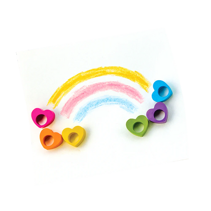 OOLY Heart Ring Crayons Set of 6