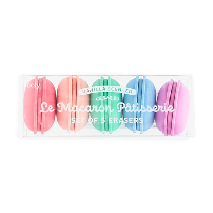 OOLY Le Macaron Patisserie Scented Eraser Set of 5