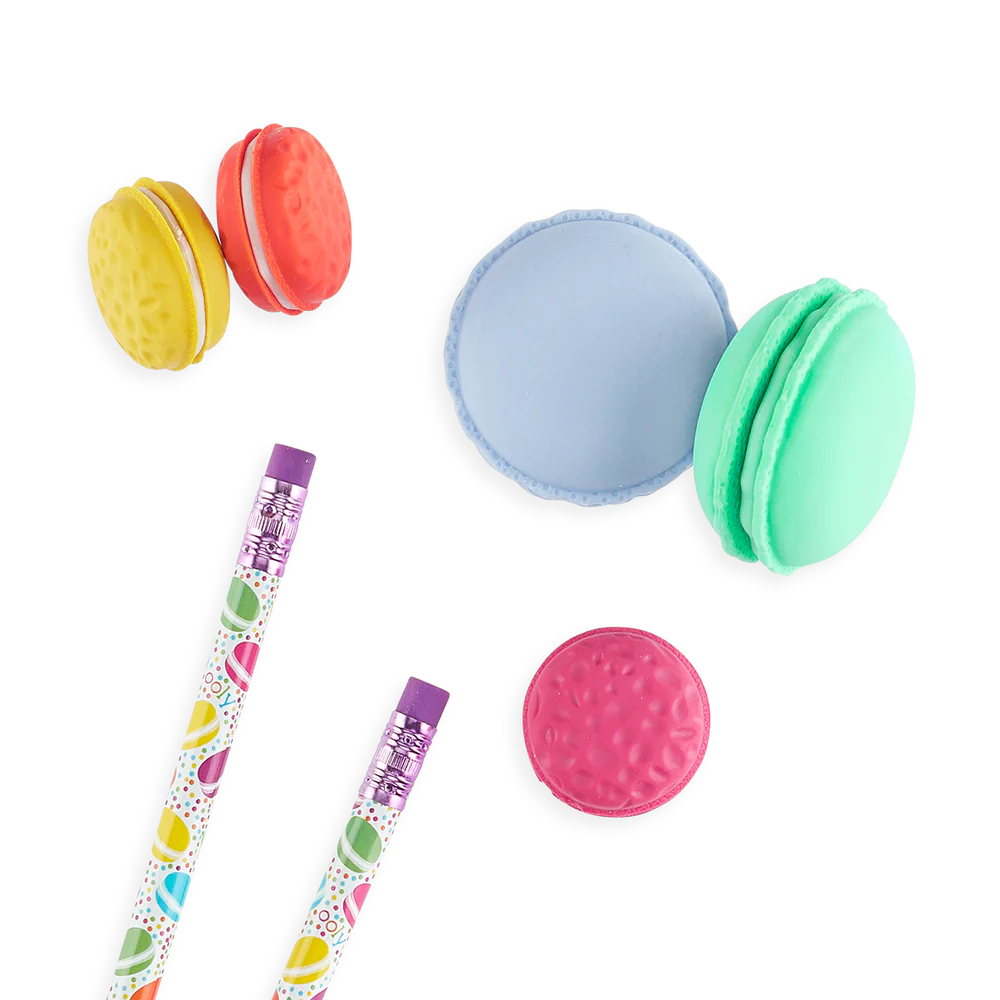 OOLY Le Macaron Patisserie Scented Eraser Set of 5