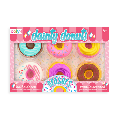 OOLY Dainty Donuts Scented Erasers Set of 6