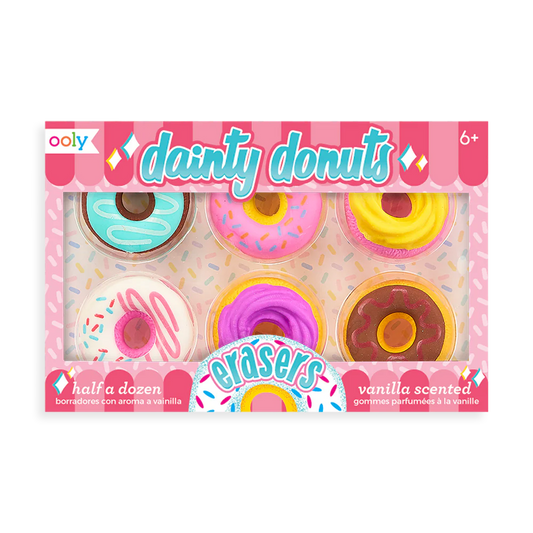 OOLY Dainty Donuts Scented Erasers Set of 6