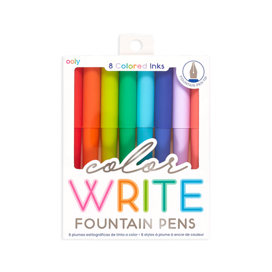 OOLY Color Write Fountain Pens Set of 8