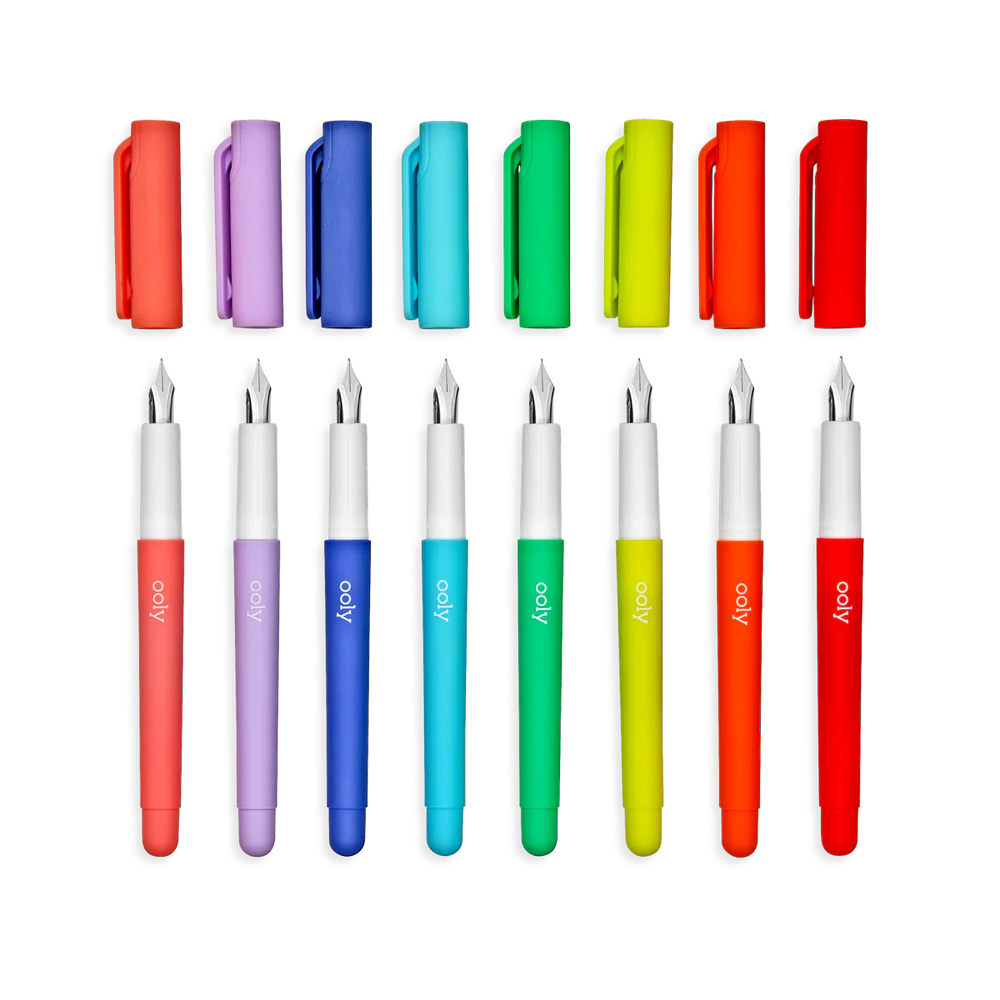 OOLY Color Write Fountain Pens Set of 8