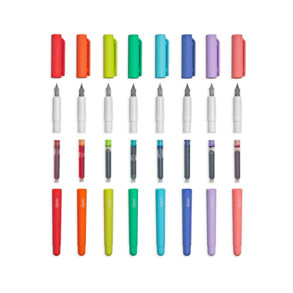 OOLY Color Write Fountain Pens Set of 8