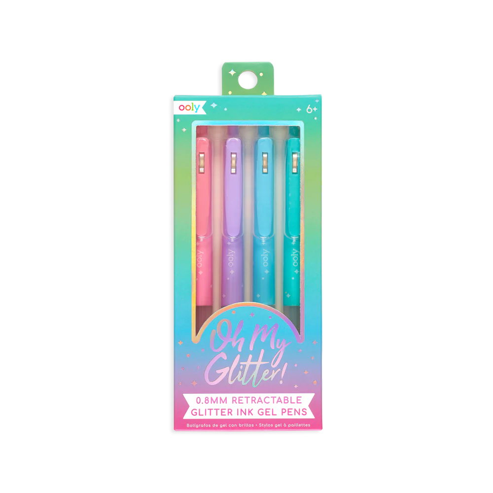 OOLY Oh My Glitter! Gel Pens Set of 4