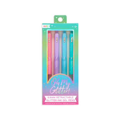 OOLY Oh My Glitter! Gel Pens Set of 4