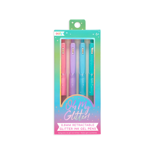 OOLY Oh My Glitter! Gel Pens Set of 4