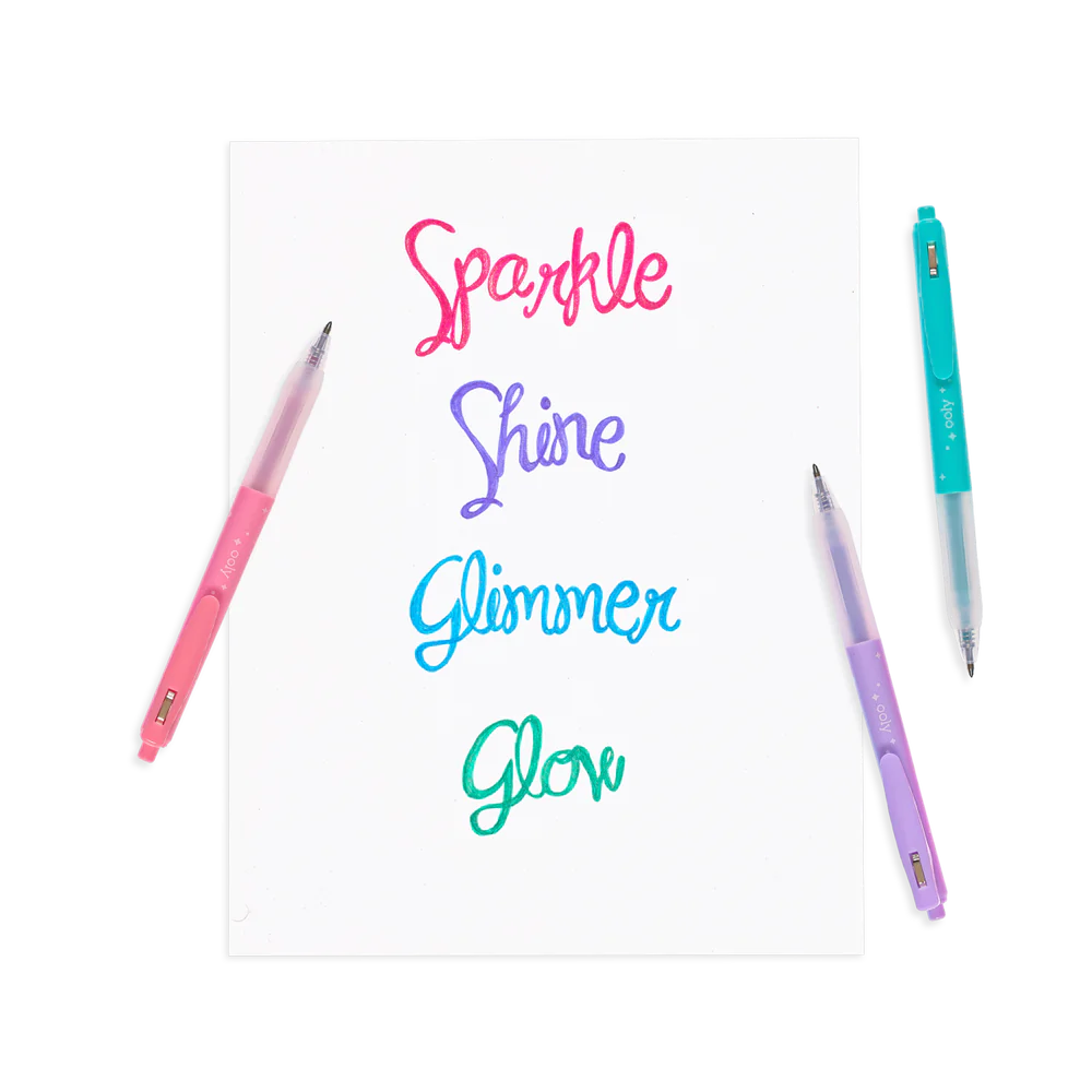 OOLY Oh My Glitter! Gel Pens Set of 4