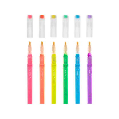 OOLY Oh My Glitter! Highlighters Set of 6