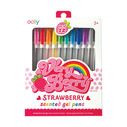 OOLY Very Berry Scented Gel Pens Set of 12