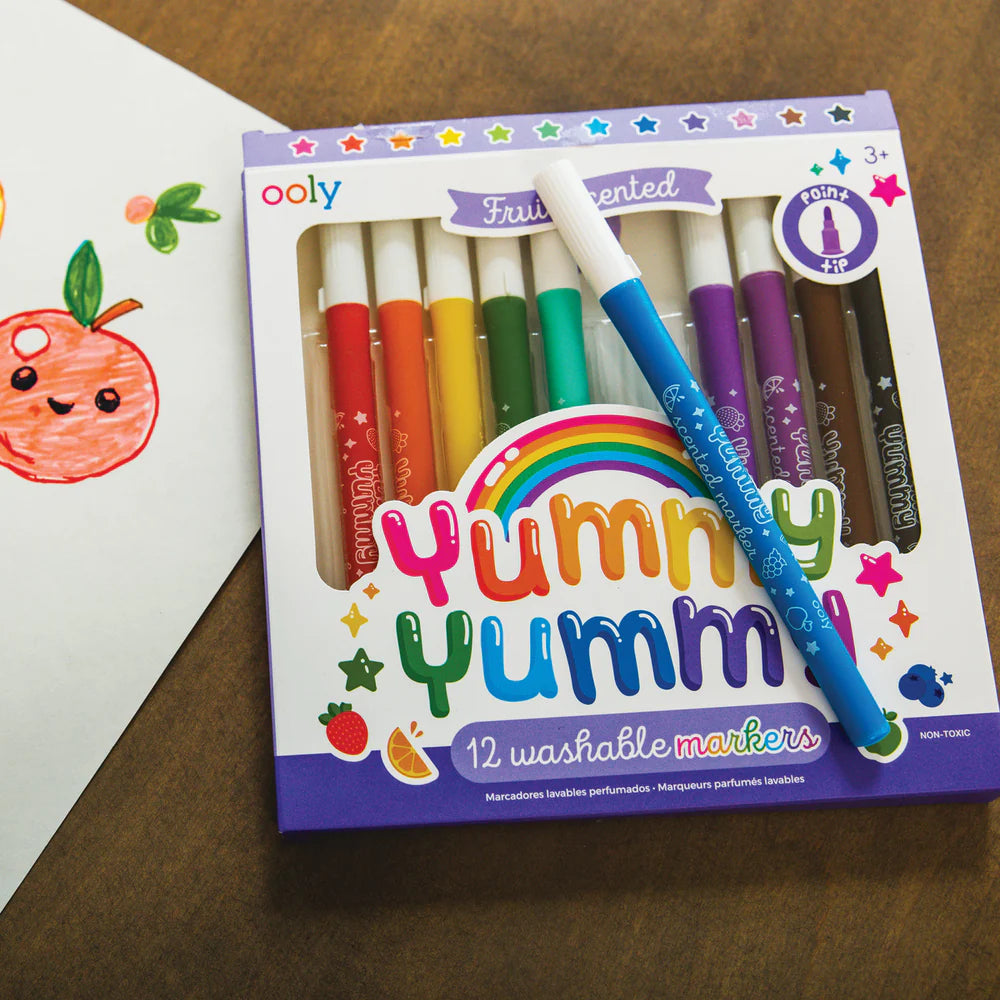 OOLY Yummy Yummy Scented Markers Set of 12