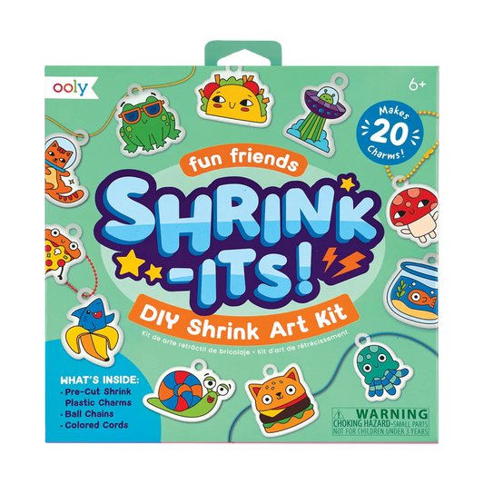 OOLY Shrink-Its! D.I.Y. Shrink Art Kit-Fun Friends