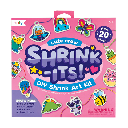 OOLY Shrink-Its! D.I.Y. Shrink Art Kit-Cute Crew