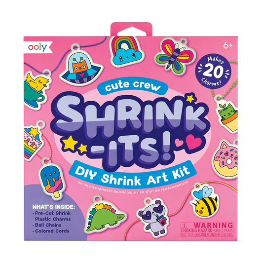 OOLY Shrink-Its! D.I.Y. Shrink Art Kit-Cute Crew