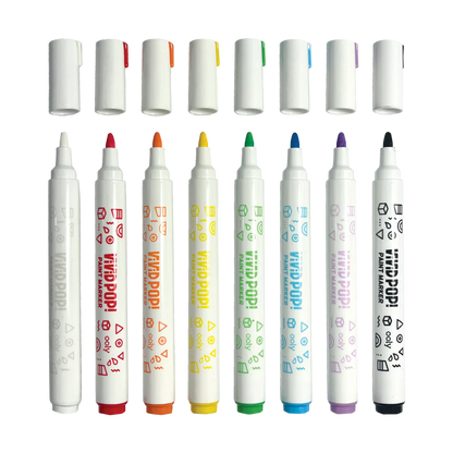 OOLY Vivid Pop! Water Based Paint Markers Set of 8