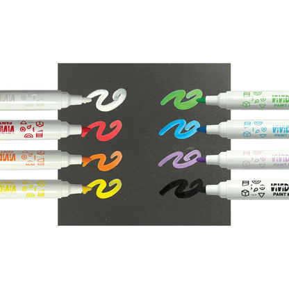 OOLY Vivid Pop! Water Based Paint Markers Set of 8