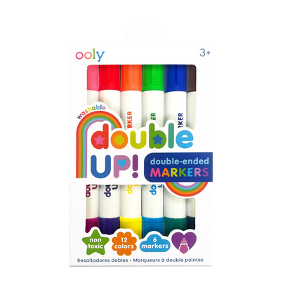 OOLY Double Up! Double-Ended Markers Set of 6