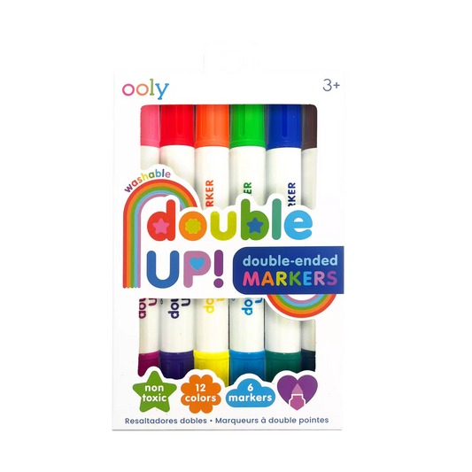 OOLY Double Up! Double-Ended Markers Set of 6