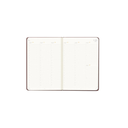 RHODIA 2025 Webplanner A6 Weekly Vertical Chocolate