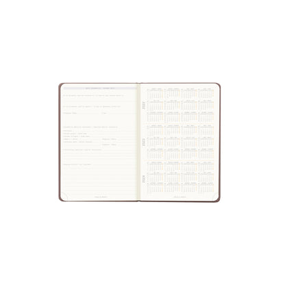 RHODIA 2025 Webplanner A6 Weekly Vertical Chocolate