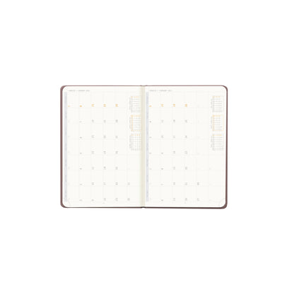 RHODIA 2025 Webplanner A6 Weekly Vertical Chocolate