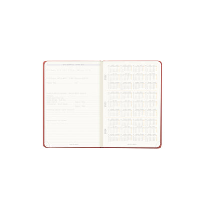 RHODIA 2025 Webplanner A6 Weekly Vertical Nacarat