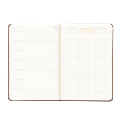 RHODIA 2025 Webplanner A5 Weekly Horizontal Rosewood