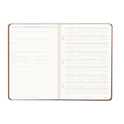 RHODIA 2025 Webplanner A5 Weekly Horizontal Rosewood