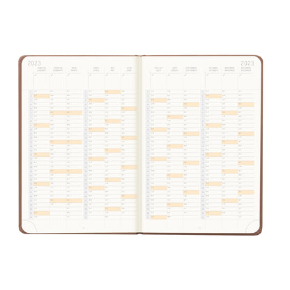 RHODIA 2025 Webplanner A5 Weekly Horizontal Rosewood