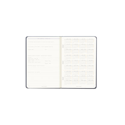 RHODIA 2025 Webplanner A6 Weekly Horizontal Black