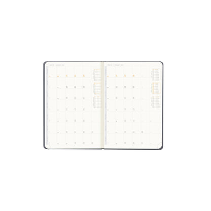 RHODIA 2025 Webplanner A6 Weekly Horizontal Titanium