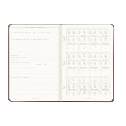 RHODIA 2025 Webplanner A5 Weekly Vertical Chocolate