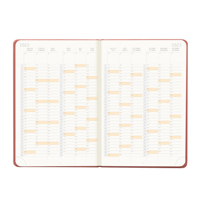 RHODIA 2025 Webplanner A5 Weekly Vertical Nacarat