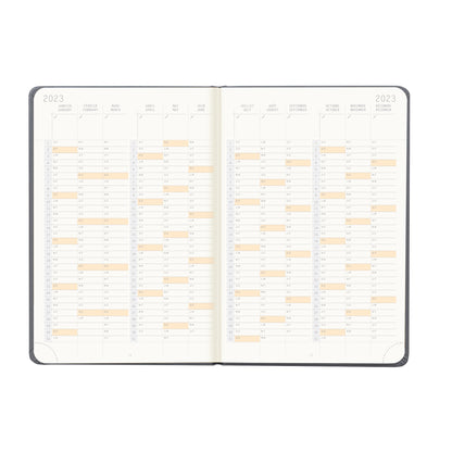 RHODIA 2025 Webplanner A5 Weekly Vertical Titanium