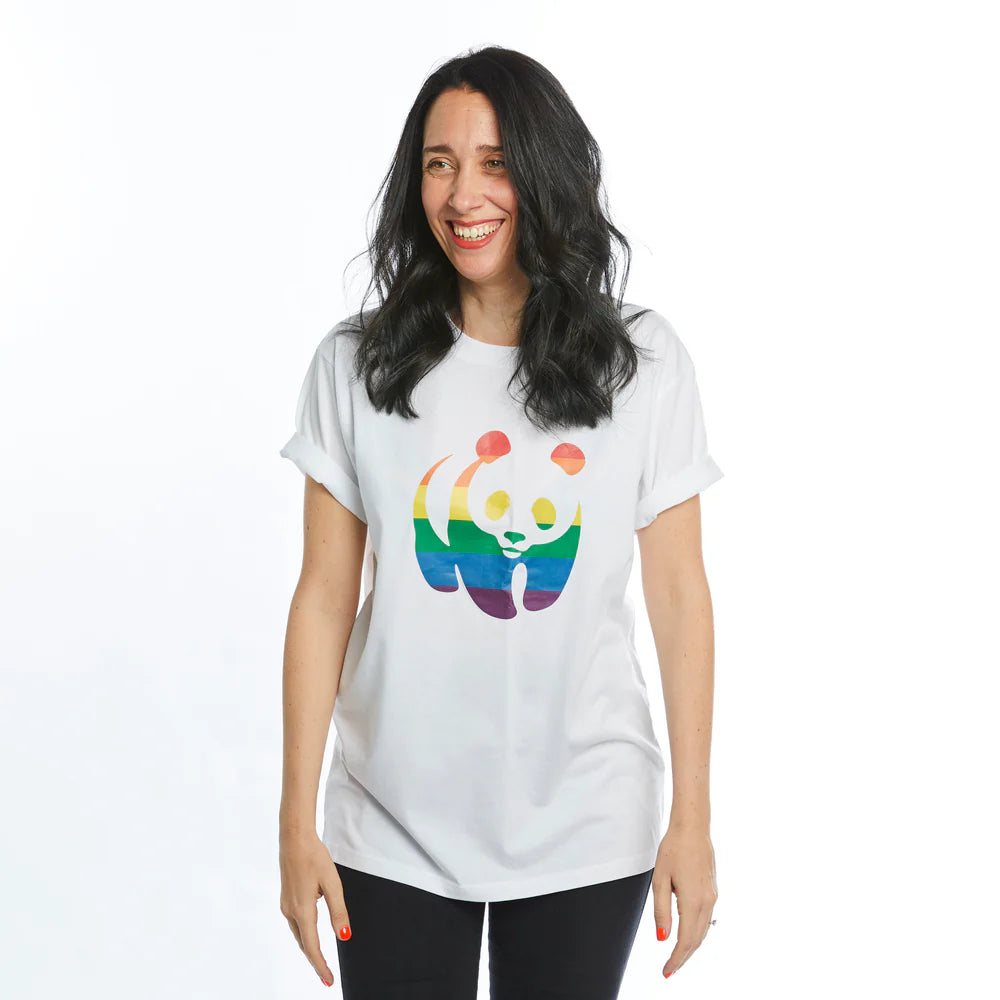 WWF T-Shirt XS Rainbow Panda