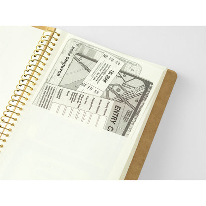 TRAVELERS Spiral Ring Notebook A5 Slim Paper Pocket