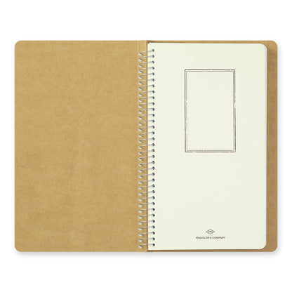 TRAVELERS Spiral Ring Notebook A5 Slim MD White