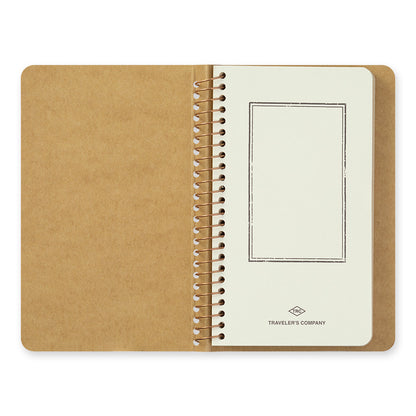 TRAVELERS Spiral Ring Notebook A6 Slim DW Kraft