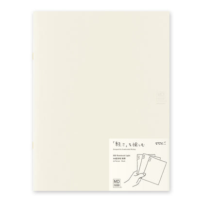 MIDORI MD Notebook Light A4 Variant Blank 3/pack A