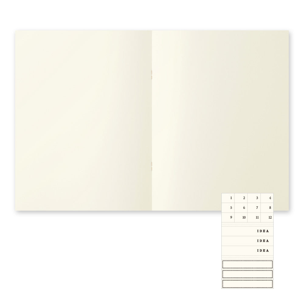 MIDORI MD Notebook Light A4 Variant Blank 3/pack A