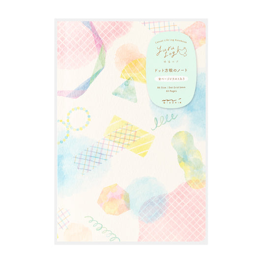 MIDORI Yuru Log Notebook B6 Watercolour