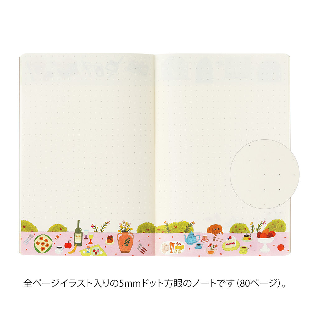 MIDORI Yuru Log Notebook B6 My Life