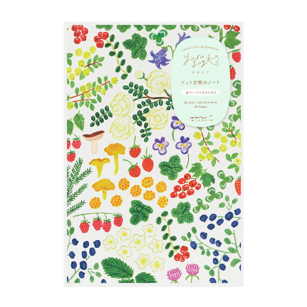 MIDORI Yuru Log Notebook B6 Scandinavia