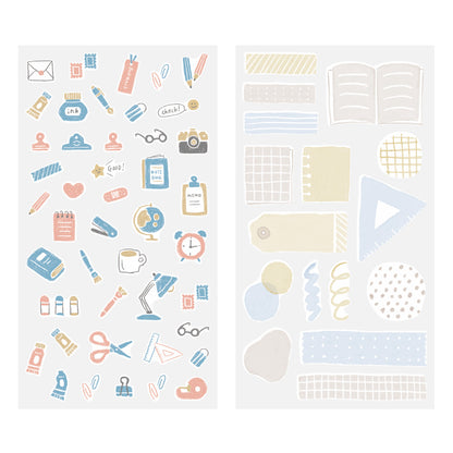 MIDORI Sticker 2640 Two Sheets Stationery