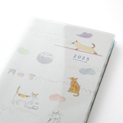 MIDORI 2025 Pocket Diary Mini Cat