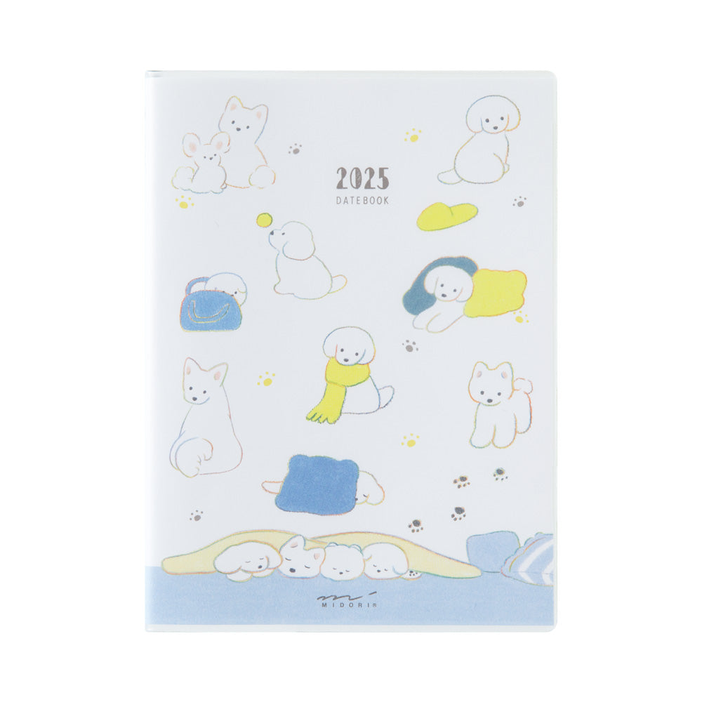 MIDORI 2025 Pocket Diary A6 Dog